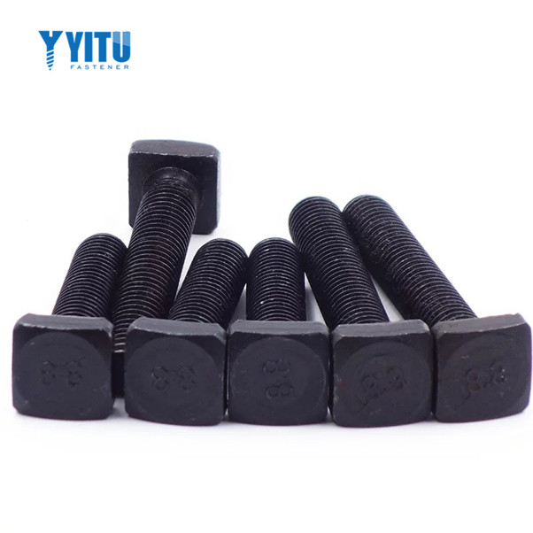 Carbon Steel Black Square Head Bolt DIN 21346