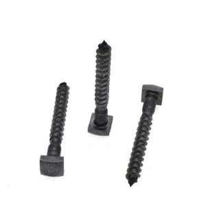 Black Square Head Lag Wood Screw