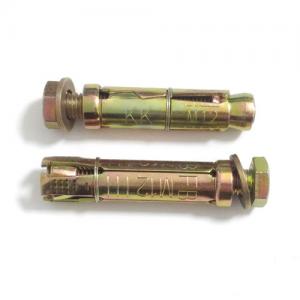 Carbon Steel 3PCS 4PCS Heavy Duty Shield Anchor With Bolt And Washer Assembled