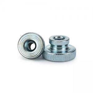 Carbon Steel DIN466 Knurled Thumb Nut With Collar 