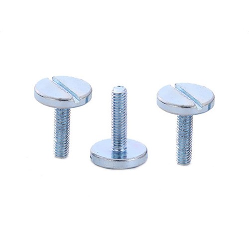 Carbon Steel DIN921 Slotted Pan Head Screw With Large Head 