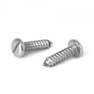Carbon Steel Stainless Steel DIN7971 Slotted Pan Head Tapping Screw