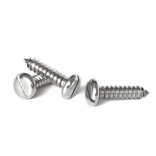 Carbon Steel Stainless Steel DIN7971 Slotted Pan Head Tapping Screw