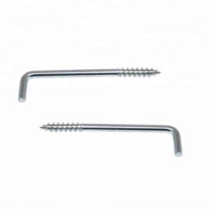 Carbon Steel Zinc Plated Square Bend Hook Screw Carbon Steel Zinc Plated Square Bend Hook Screw