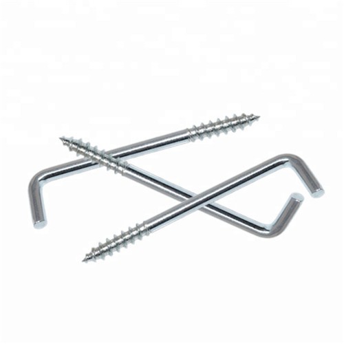 Carbon Steel Zinc Plated Square Bend Hook Screw