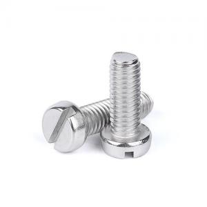 DIN85 Carbon Steel Slotted Pan Head Machine Screw DIN85 Carbon Steel Slotted Pan Head Machine Screw
