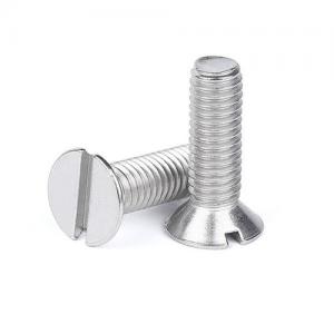 DIN963 Stainless Steel Slotted Countersunk Head Screw