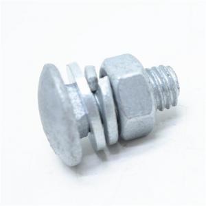 HDG Carbon Steel Carriage Bolt And Nut With Washer Assembled