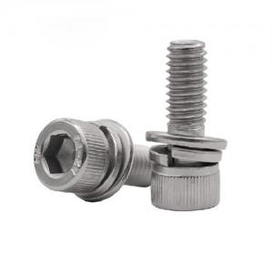 Hex Socket Head Cap Screw With Spring And Flat Washer Assembled
