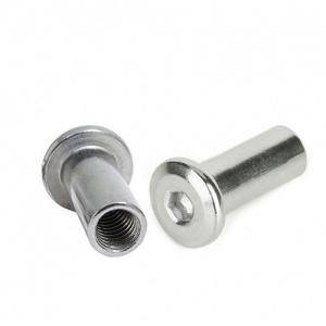 Nickel Plated Hex Socket Head Thread Sleeve Nut Nickel Plated Hex Socket Head Thread Sleeve Nut