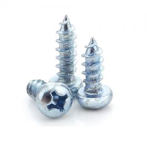 Silver Pan Head Self Tapping Screw For Metal Sheet Silver Pan Head Self Tapping Screw For Metal Sheet