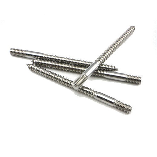 Stainless Steel Double Threaded Hanger Bolt Self Tapping Wood Screw