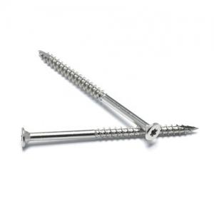 Stainless Steel Type 17 Torx Socket Countersunk Head Decking Screws 